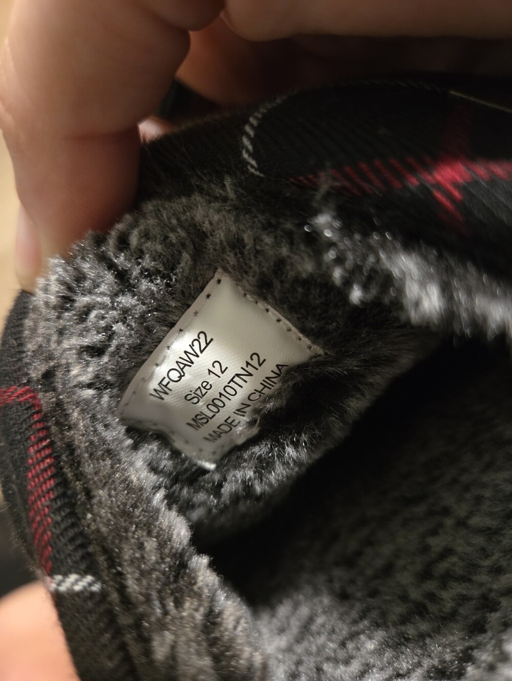 Men's Barbour Plaid Slippers - Picture 4 of 4